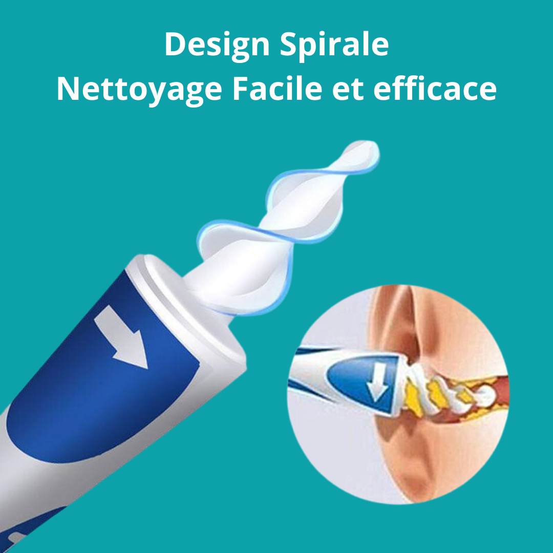 Nettoyeur Oreilles Réutilisable iSpin Pro